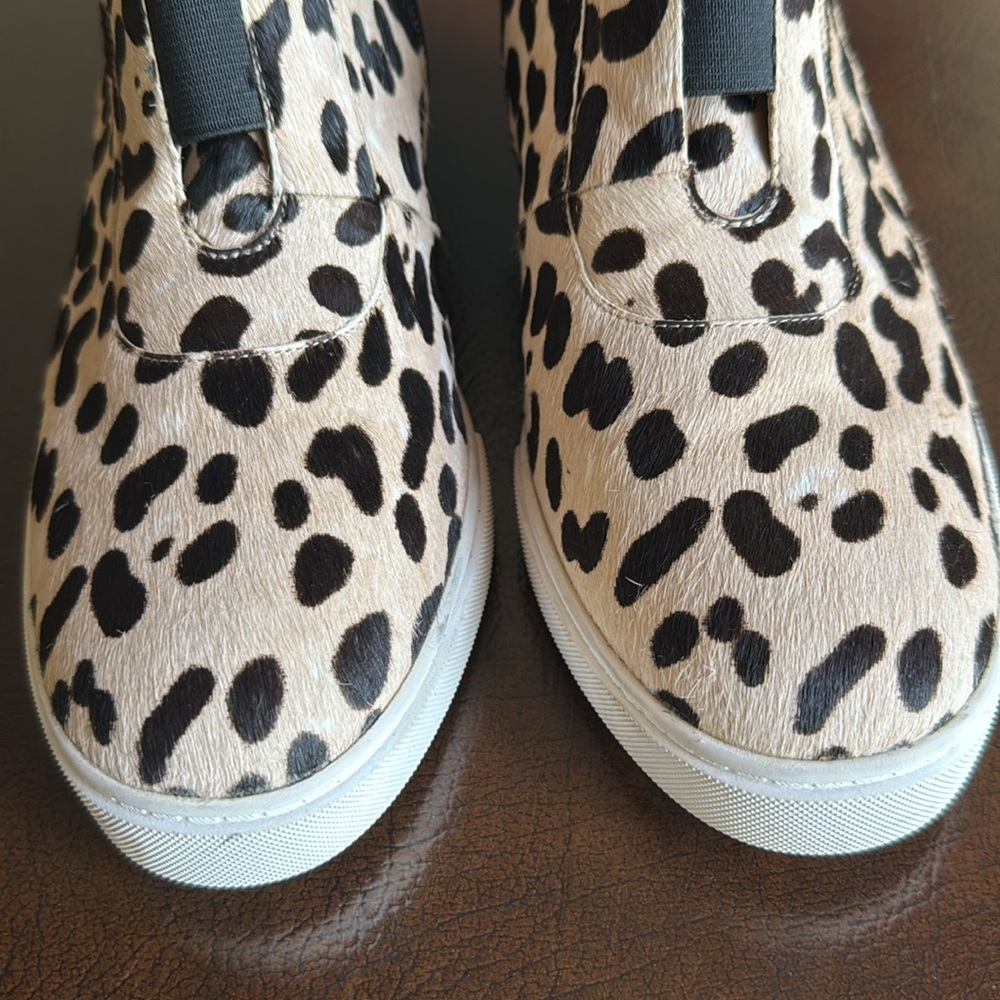 Paolo Leopard Sneaker Booties - Picture 4 of 11